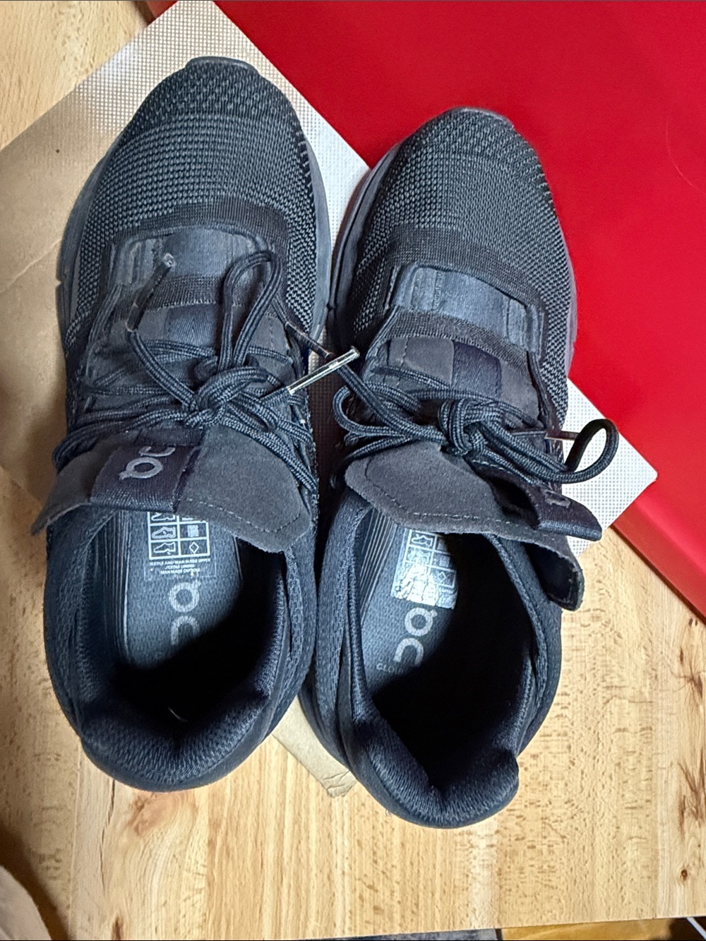 On Running Cloudnova Women’s Black Knit Sneakers - Picture 9 of 10